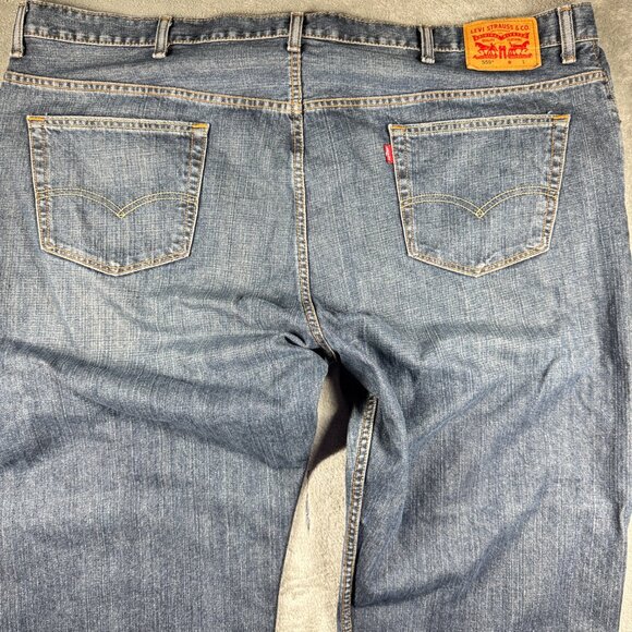 Levi’s 559 Relaxed Straight Men’s Jeans 50x32 Big & Tall Blue Denim - Picture 6 of 12